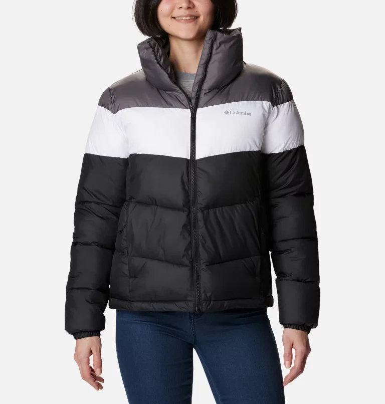 Куртка женская Columbia Puffect Color Blocked Jacket черный, белый, серый 1955101-010 - фото 1 - id-p215064406