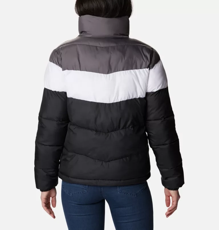 Куртка женская Columbia Puffect Color Blocked Jacket черный, белый, серый 1955101-010 - фото 2 - id-p215064570