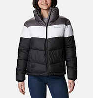 Куртка женская Columbia Puffect Color Blocked Jacket черный, белый, серый 1955101-010