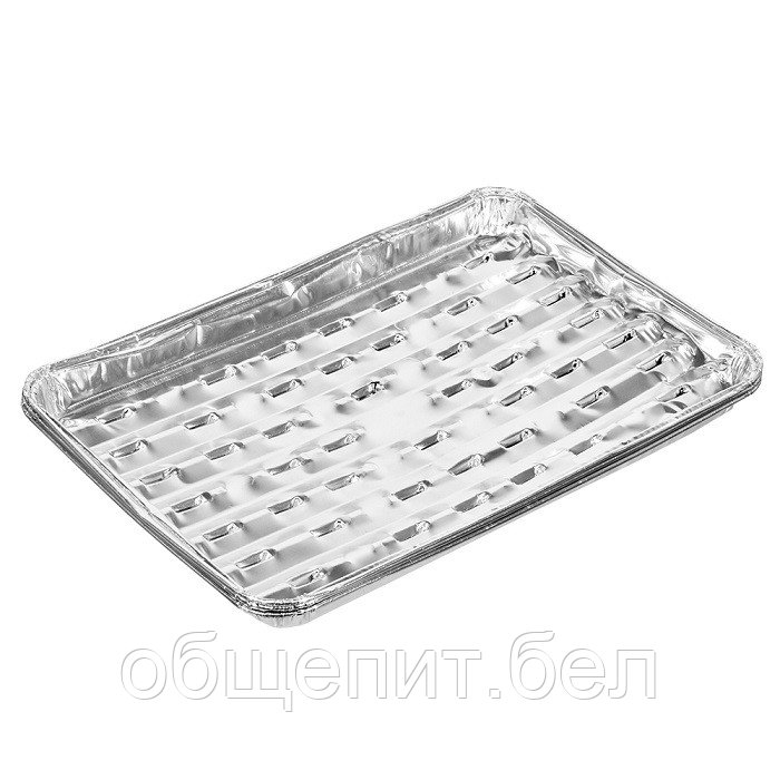Форма для выпечки однораз. 34*22,4 см. h=3,3 см. алюм. /1/3/
