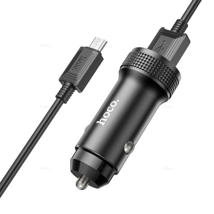 Автомобильное зарядное устройство Z49A Level single port QC3.0 car charger серый - фото 1 - id-p215238487