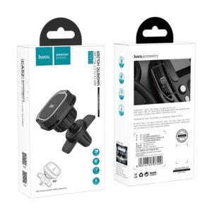 Автомобильный держатель для телефона CA52 Intelligent air outlet in-car holder черно-серый - фото 6 - id-p215238694