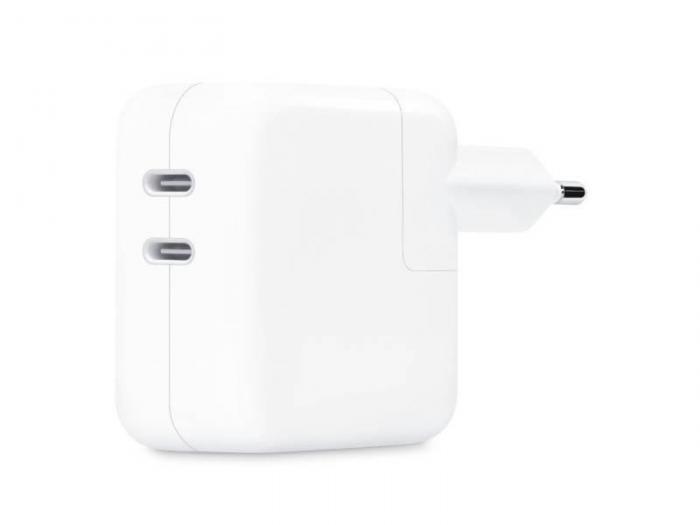 Зарядное устройство APPLE 2xUSB Type-C 2A White MNWP3 - фото 1 - id-p215238716