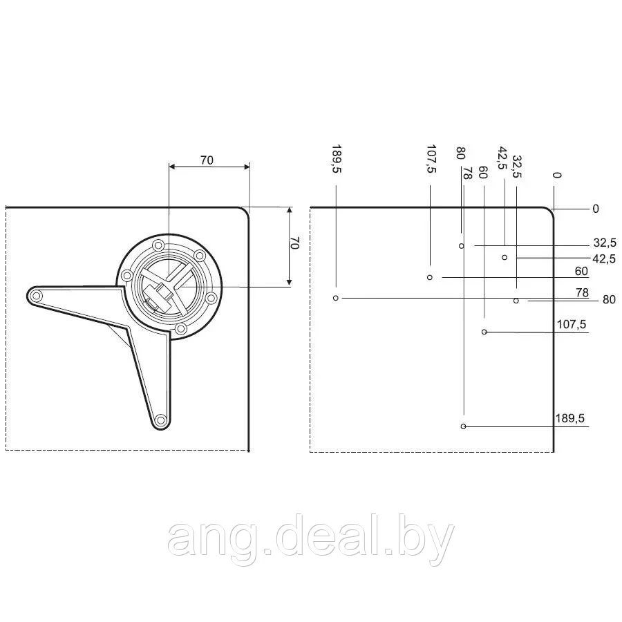 Нога d.50 Н1000 для барной стойки STUDIO, хром матовый RAL9006 - фото 2 - id-p215263491