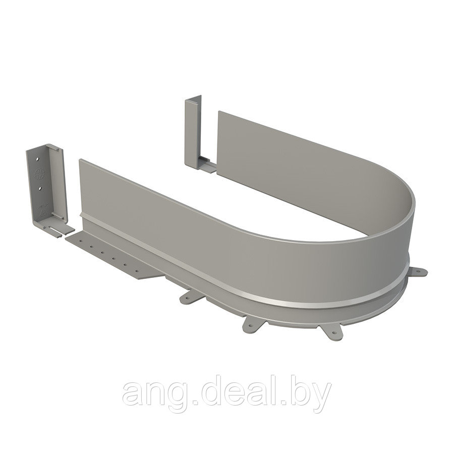 Задняя стенка для п-образного ящика (ДСП 16мм), цвет серый металлик - фото 1 - id-p208646932