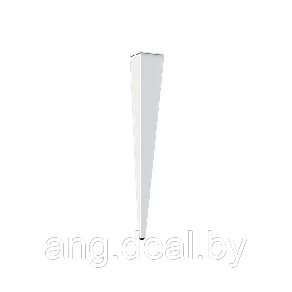 Нога для стола Милан, h.720, отделка белый бархат (матовый) - фото 1 - id-p215264592