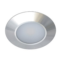 Комплект из 1-го врезного светильника с источником питания LED Luna Silver, 12V, (1*2,5W), (нейтральный