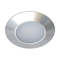 Комплект из 3-х врезных светильников с источником питания, LED Luna Silver, 12V, (3*2,5W), (нейтральный