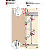 EXEDRA Комплект фурнитуры для 1-ой правой двери (Н1576-1900 мм), фото 2