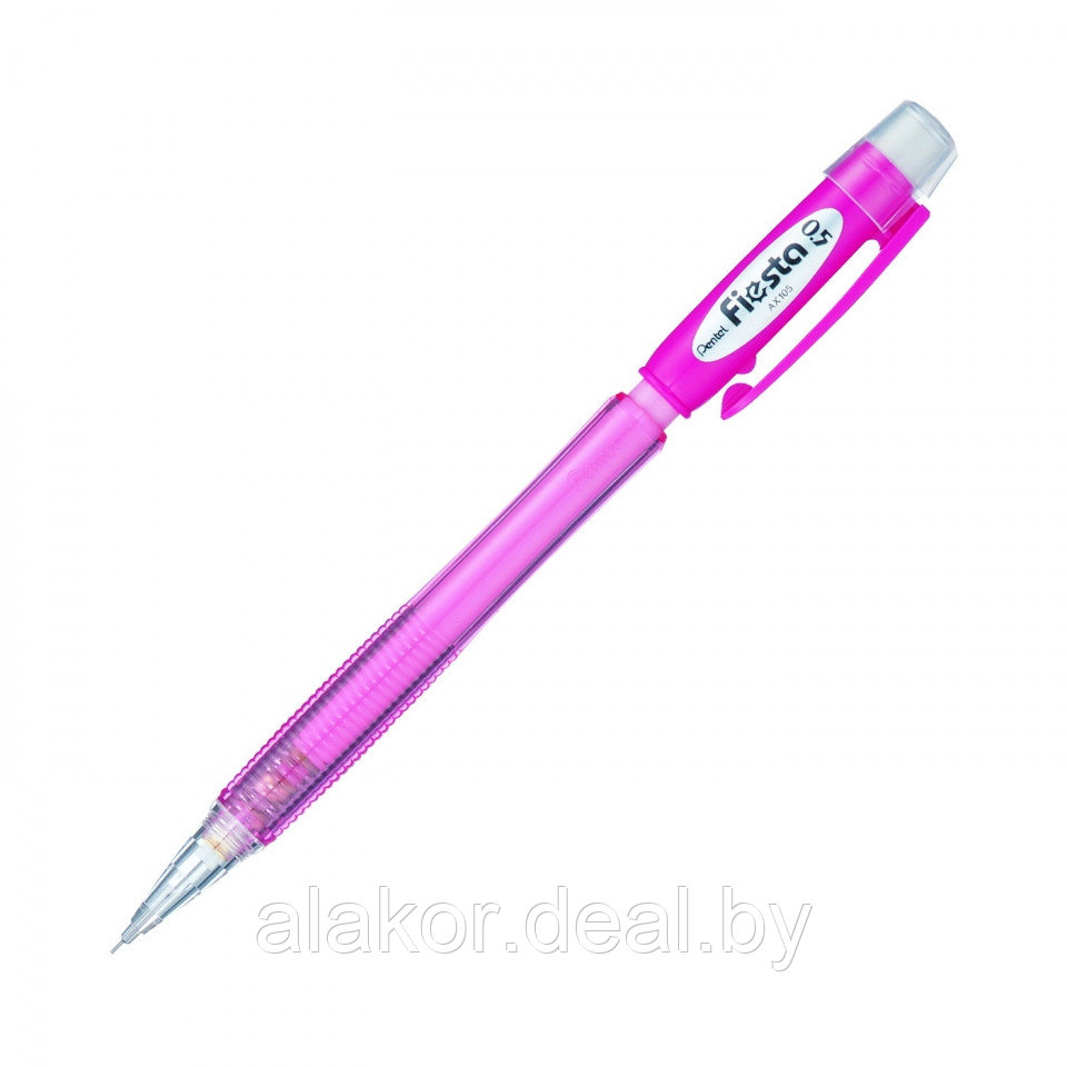 Карандаш автоматический Pentel "Fiesta", 0.5мм, розовый - фото 1 - id-p215268563