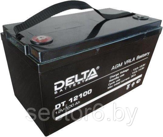 Аккумулятор для ИБП Delta DT 12100 (12В/100 А·ч) - фото 1 - id-p215268742