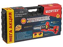 Мини-пила цепная аккумуляторная WORTEX CEC 2518 ALL1 (18В, АКБ 4 Ач, З/У, шина 15 см, 1/4", 3 мм), фото 3