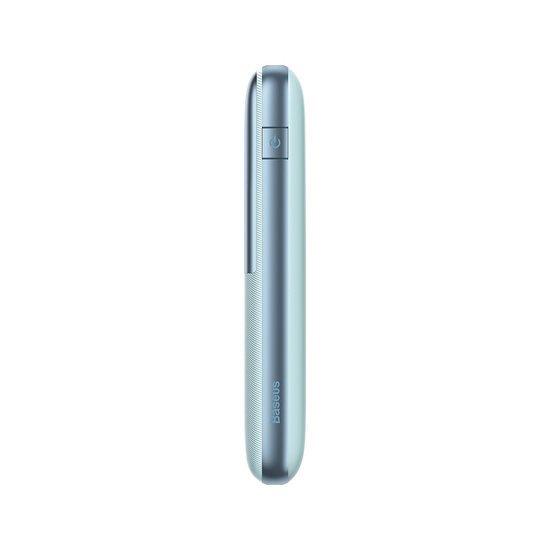 Внешний аккумулятор Baseus Bipow Pro Digital Display Fast Charge 20W Overseas Edition 10000mAh (бирюзовый) - фото 3 - id-p215269813