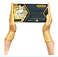 Перчатки нитриловые Adele размер M  Цвет Золото 50пар/100шт, фото 2
