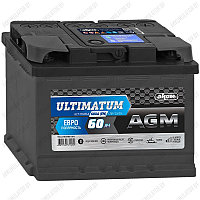 Аккумулятор AKOM Ultimatum AGM / 60Ah / 680А