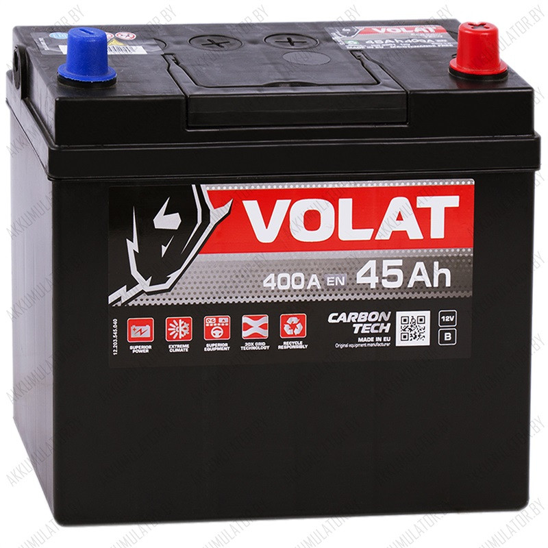 Аккумулятор VOLAT Ultra Asia 45Ah / 400А