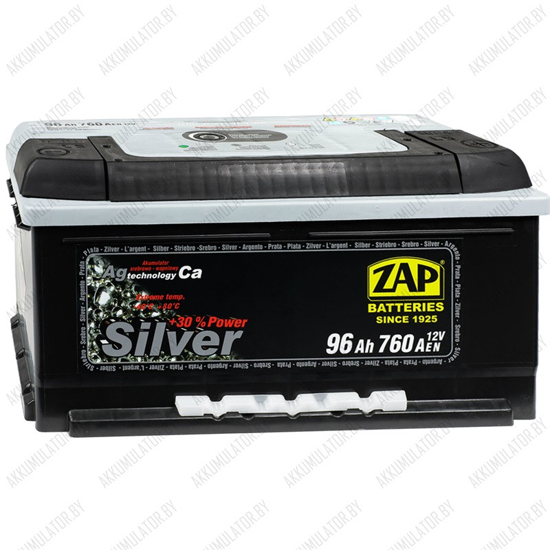 Аккумулятор ZAP Silver / 596 25 / Низкий / 96Ah / 760А - фото 1 - id-p75049175