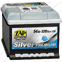 Аккумулятор ZAP Silver Premium / 554 45 / Низкий / 54Ah / 520А