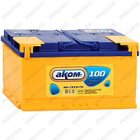 Аккумулятор AKOM Classic 6CT-100 / 100Ah / 920А / Прямая полярность