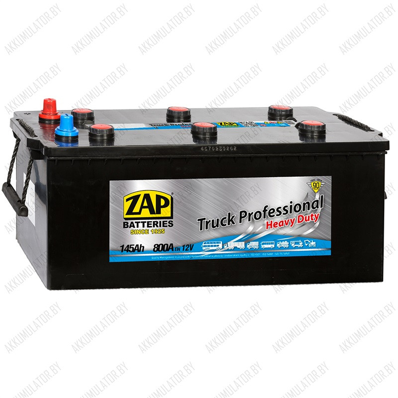 Аккумулятор ZAP Truck Professional / 645 20 / 145Ah / 800А - фото 1 - id-p75049190