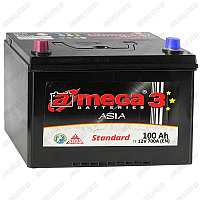 Аккумулятор A-Mega Standard Asia JL / 100Ah / 700А / Прямая полярность / 306 x 175 x 200 (220)