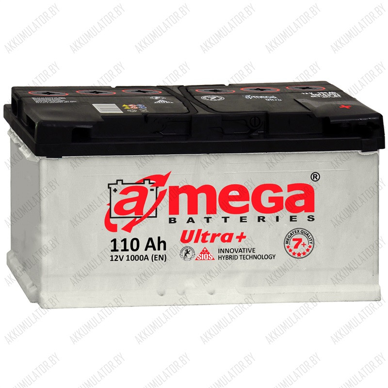 Аккумулятор A-Mega Ultra Plus / 110Ah / 1000А