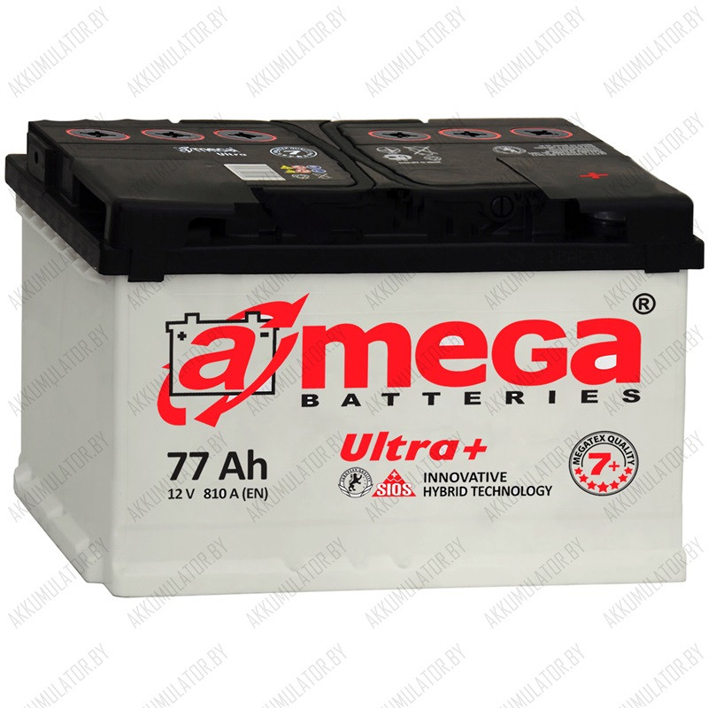 Аккумулятор A-Mega Ultra Plus / 77Ah / 810А