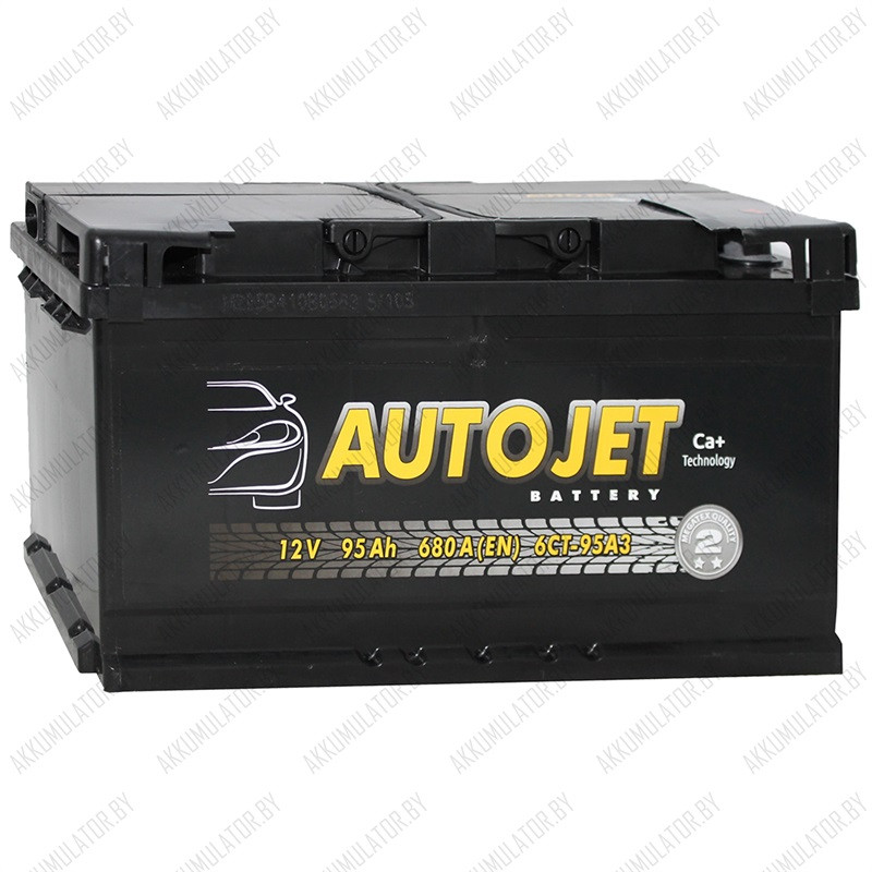 Аккумулятор Autojet 95 / 95Ah / 680А / Обратная полярность / 353 x 175 x 190