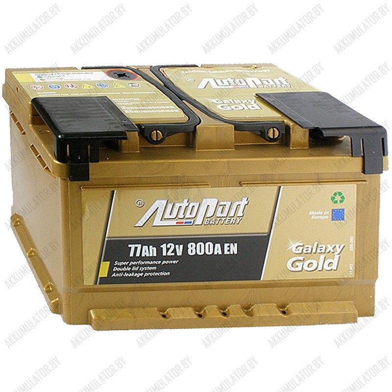 Аккумулятор AutoPart Galaxy Gold 2 / GD770 / 77Ah / 800А / Низкий