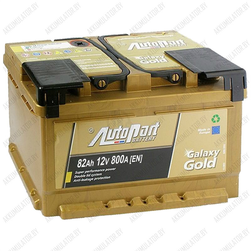 Аккумулятор AutoPart Galaxy Gold 2 / GD820 / 82Ah / 850А - фото 1 - id-p75048318