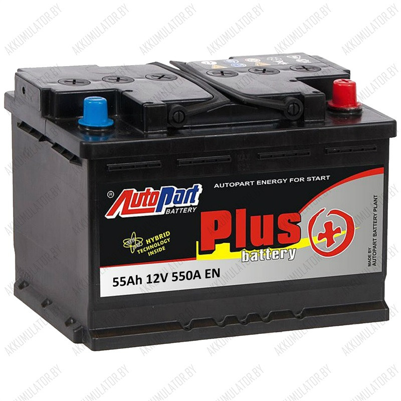Аккумулятор AutoPart Plus / [555-200] / Низкий / 55Ah / 550А