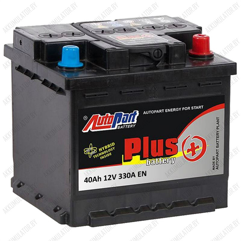 Аккумулятор AutoPart Plus ARL040J-61-40B / 40Ah / 330А / Asia - фото 1 - id-p75048338