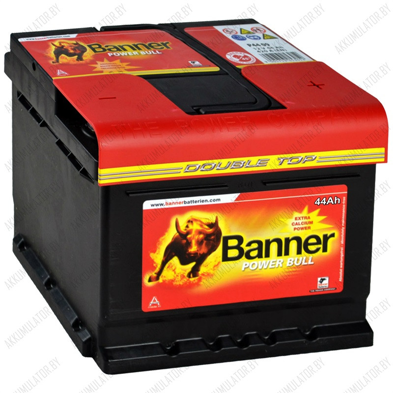 Аккумулятор Banner Power Bull / P44 09 / Низкий / 44Ah / 420А - фото 1 - id-p75048348