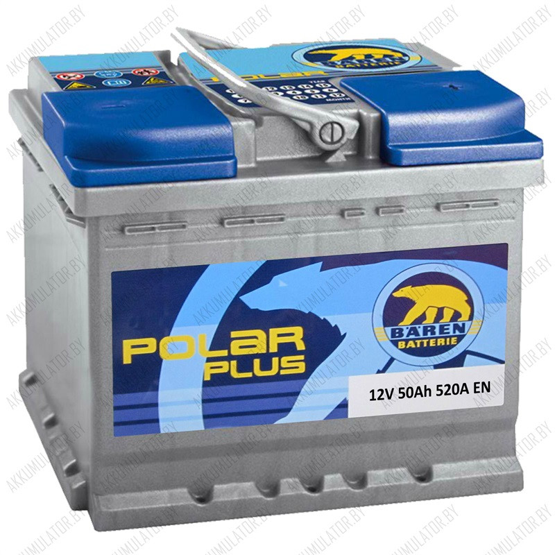 Аккумулятор Baren Polar Plus / Низкий / 50Ah / 520А