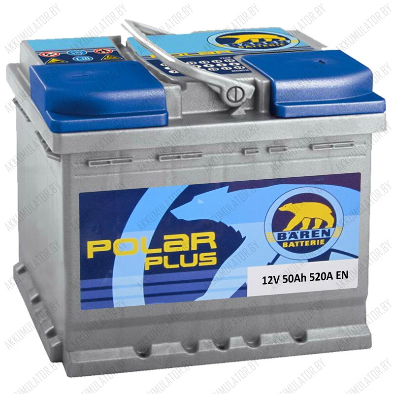 Аккумулятор Baren Polar Plus / Низкий / 50Ah / 520А - фото 1 - id-p75048390