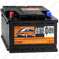 Аккумулятор AKOM АвтоФан 60 L / 60Ah / 470А / Прямая полярность