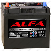 Аккумулятор Alfa Hybrid Asia / 50Ah / 420А / Asia / Прямая полярность