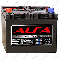 Аккумулятор Alfa Hybrid Asia / 65Ah / 580А / Asia / Прямая полярность