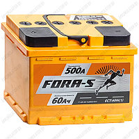 Аккумулятор Fora-S 60 Ah / 500А / Прямая полярность