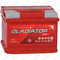 Аккумулятор Gladiator EFB / 55Ah / 550А