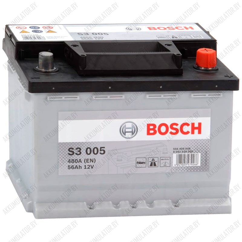 Аккумулятор Bosch S3 005 / [556 400 048] / 56Ah / 480А - фото 1 - id-p75048440