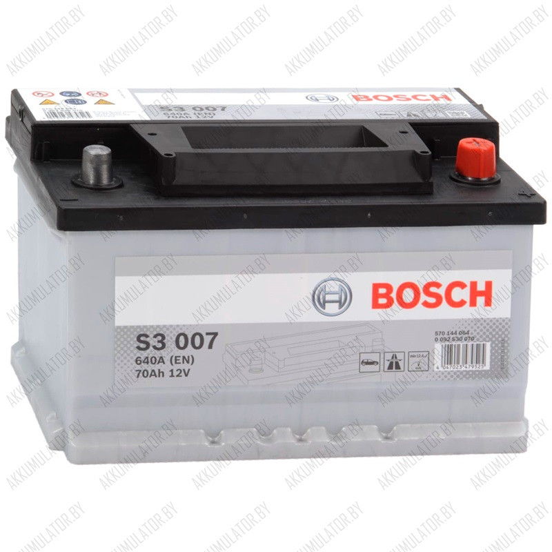 Аккумулятор Bosch S3 008 / [570 409 064] / 70Ah / 640А