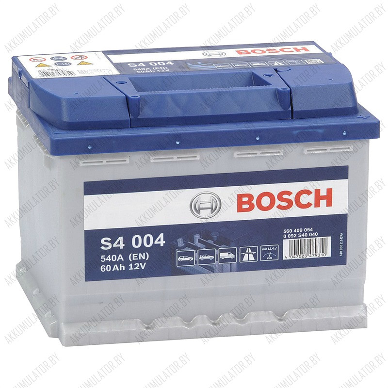 Аккумулятор Bosch S4 004 / [560 409 054] / Низкий / 60Ah / 540А