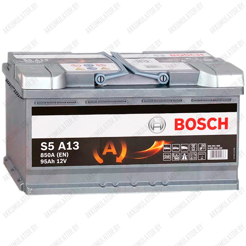 Аккумулятор Bosch S6\S5A AGM 002 / [595 901 085] / 95Ah / 850А - фото 1 - id-p75048484