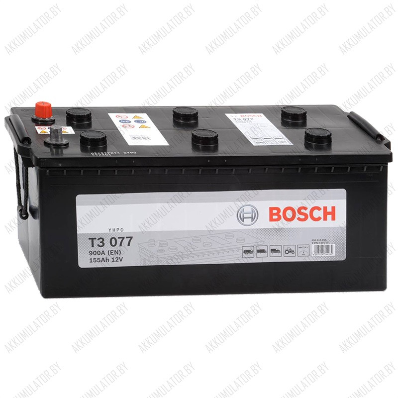 Аккумулятор Bosch T3 077 / [655 013 090] / 155Ah / 900А