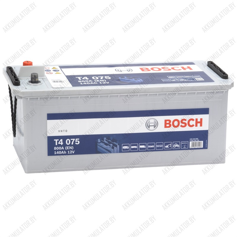 Аккумулятор Bosch T4 075 / [640 103 080] / 140Ah / 800А - фото 1 - id-p75048492