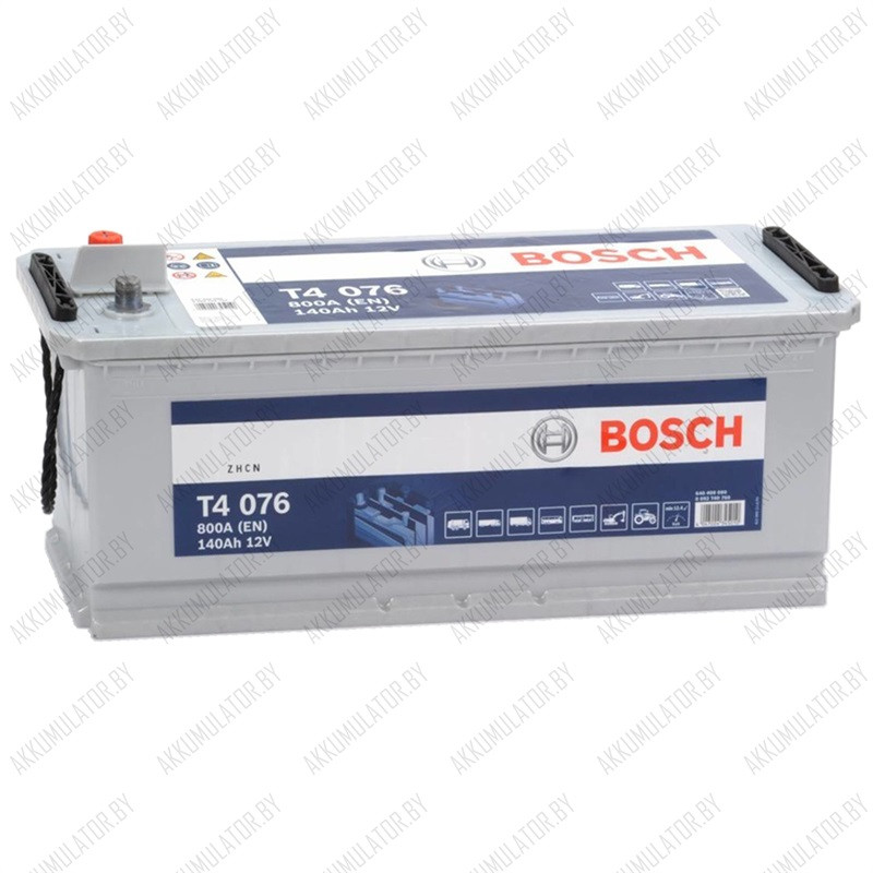 Аккумулятор Bosch T4 076 / [640 400 080] / 140Ah / 800А / Обратная полярность / 513 x 189 x 223