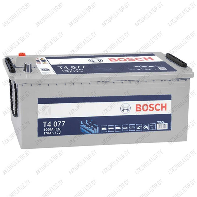 Аккумулятор Bosch T4 077 / [670 103 100] / 170Ah / 1 000А - фото 1 - id-p75048494