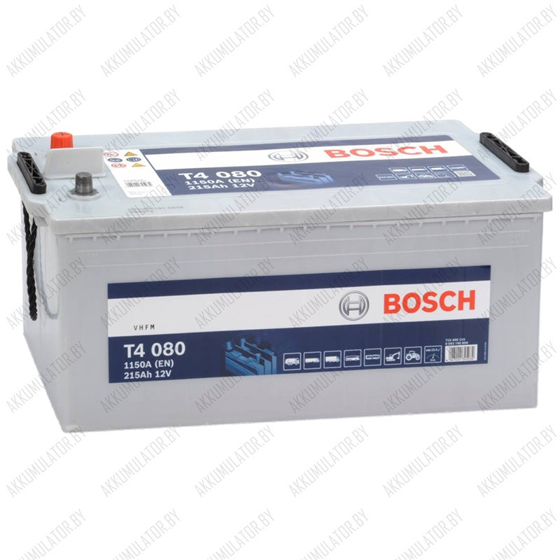 Аккумулятор Bosch T4 080 / [715 400 115] / 215Ah / 1 150А