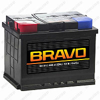 Аккумулятор BRAVO 6CT-60 / 60Ah / 480А / Прямая полярность